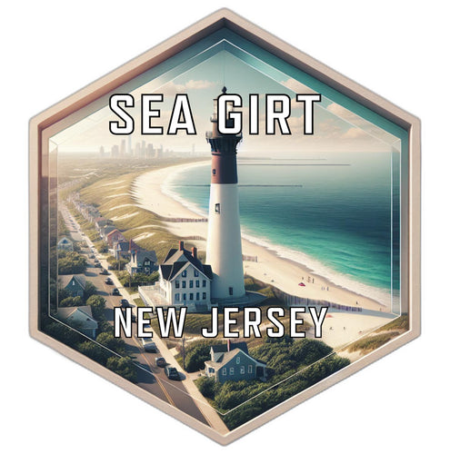 Sea Girt New Jersey Travel Destination Souvenir Vinyl Decal Sticker 2-Inch