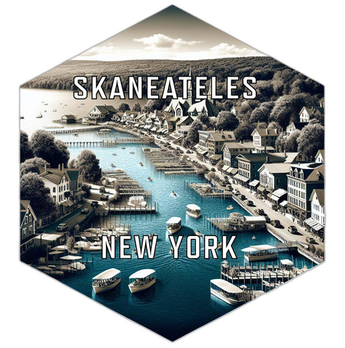 Skaneateles New York Travel Destination Souvenir Vinyl Decal Sticker 2-Inch