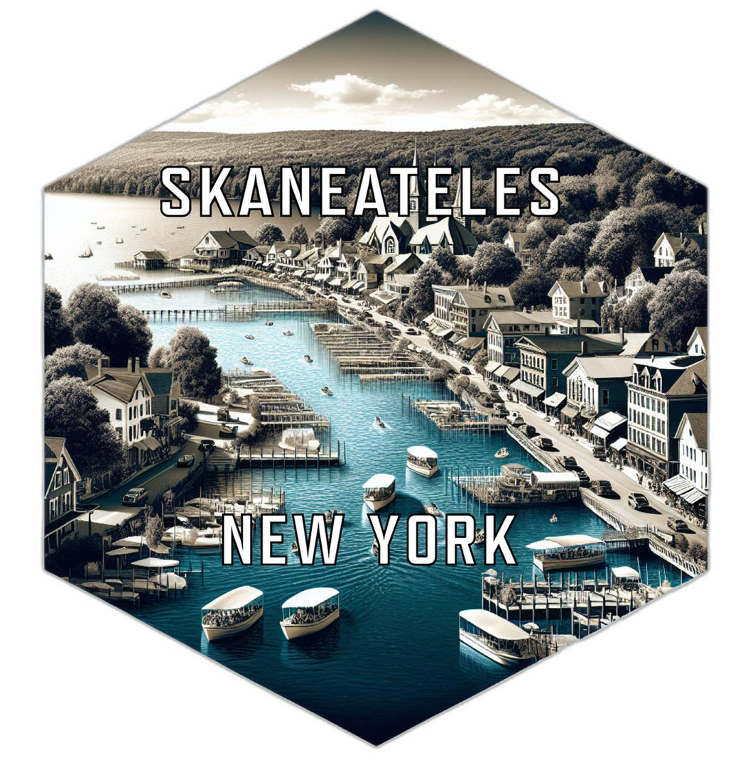 Skaneateles New York Travel Destination Souvenir Vinyl Decal Sticker 2-Inch