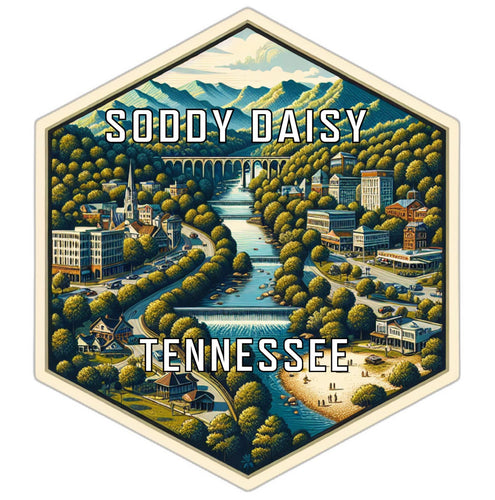 Soddy Daisy Tennessee Travel Destination Souvenir Vinyl Decal Sticker 2-Inch