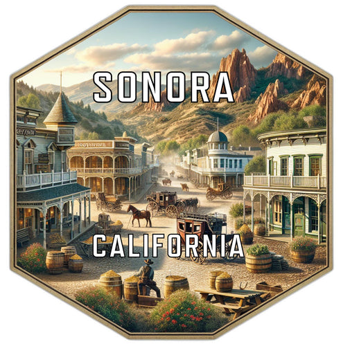 Sonora California Travel Destination Souvenir Vinyl Decal Sticker 2-Inch