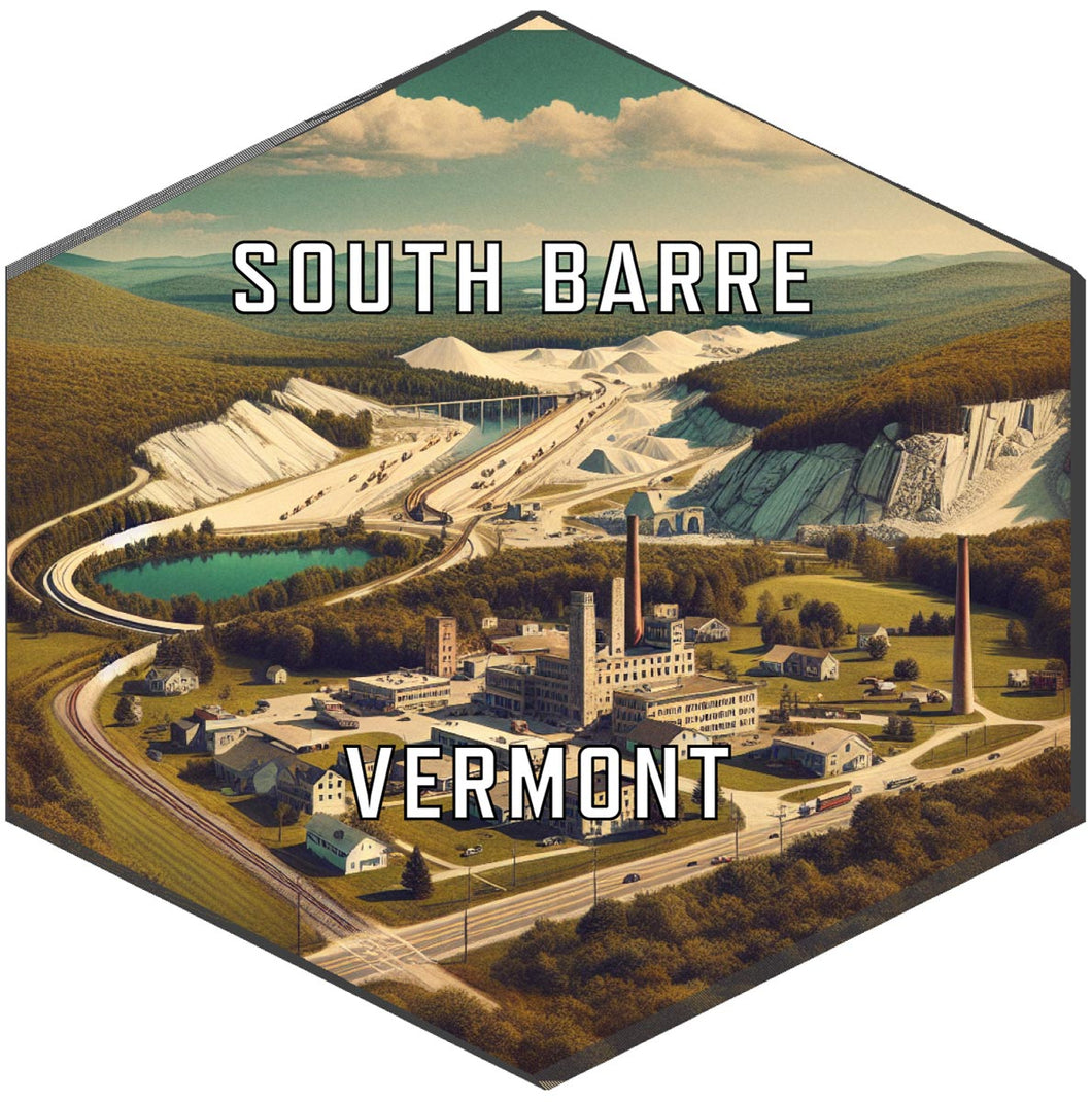 South Barre Vermont Travel Destination Souvenir Vinyl Decal Sticker 2-Inch