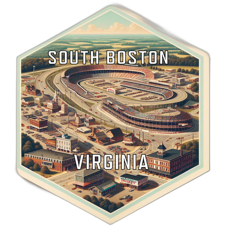 South Boston Virginia Travel Destination Souvenir Vinyl Decal Sticker 4-Inch