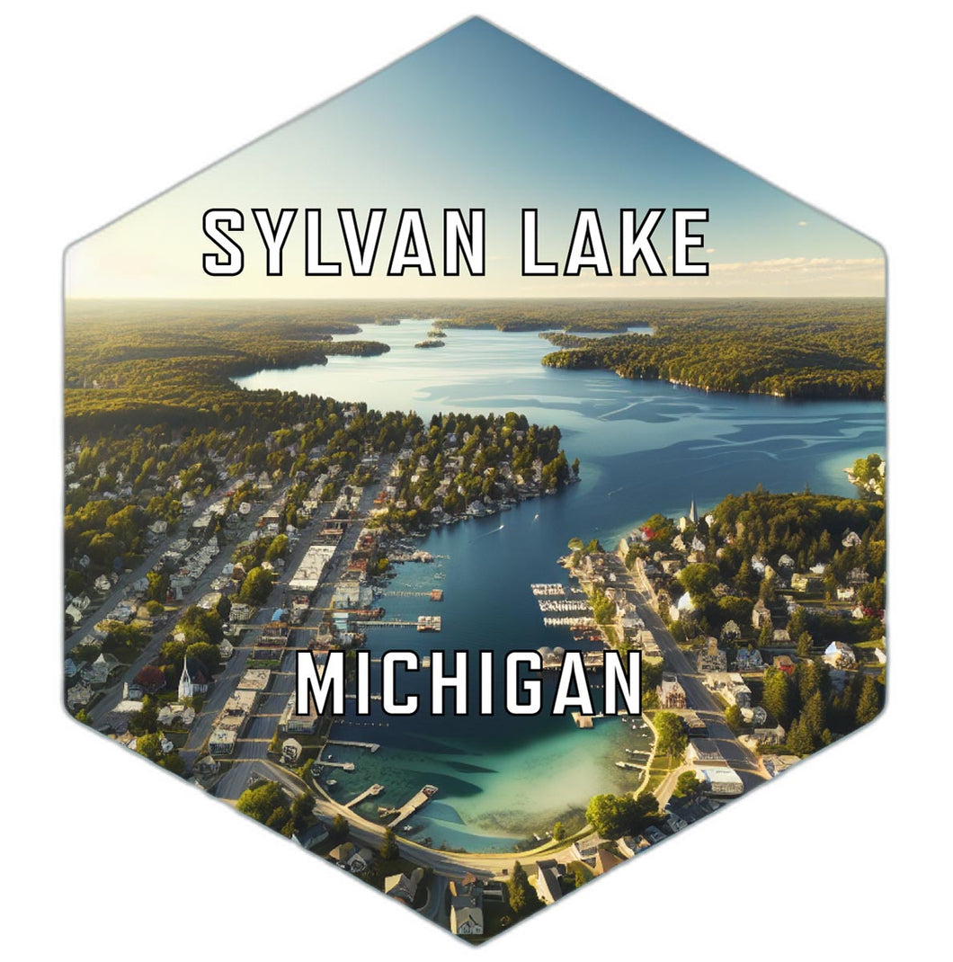 Sylvan Lake Michigan Travel Destination Souvenir Vinyl Decal Sticker 2-Inch