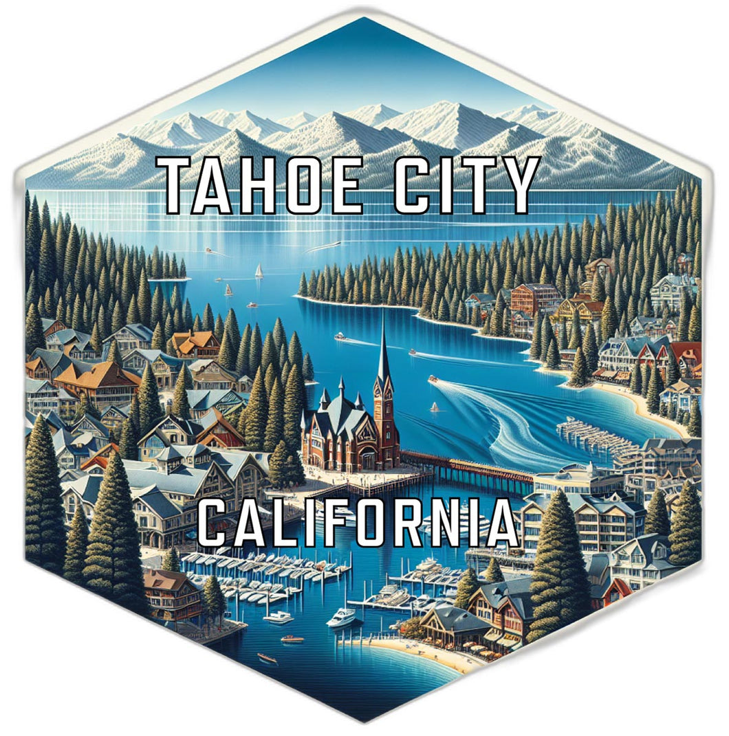Tahoe City California Travel Destination Souvenir Vinyl Decal Sticker 2-Inch