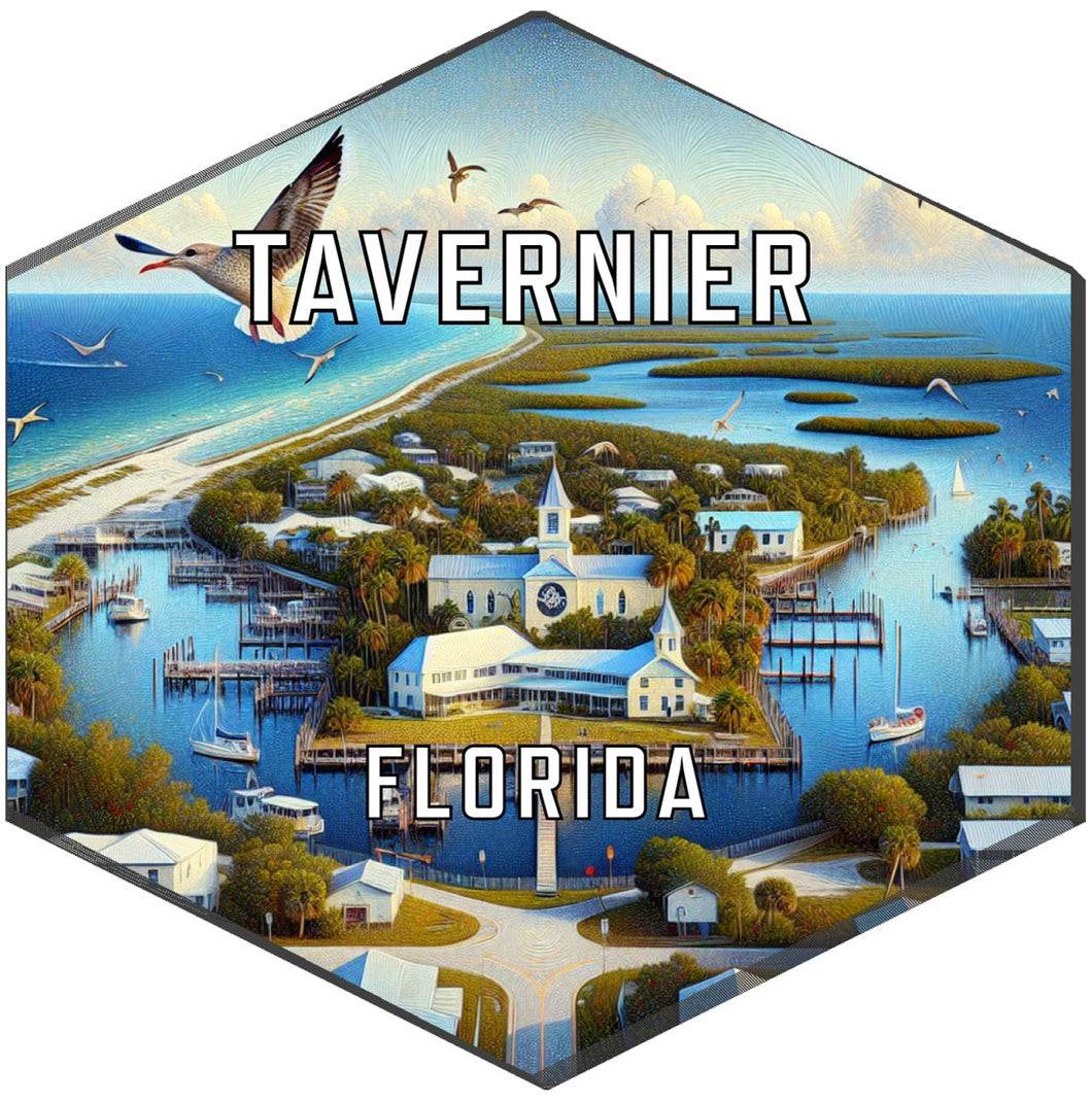 Tavernier Florida Travel Destination Souvenir Vinyl Decal Sticker 6-Inch