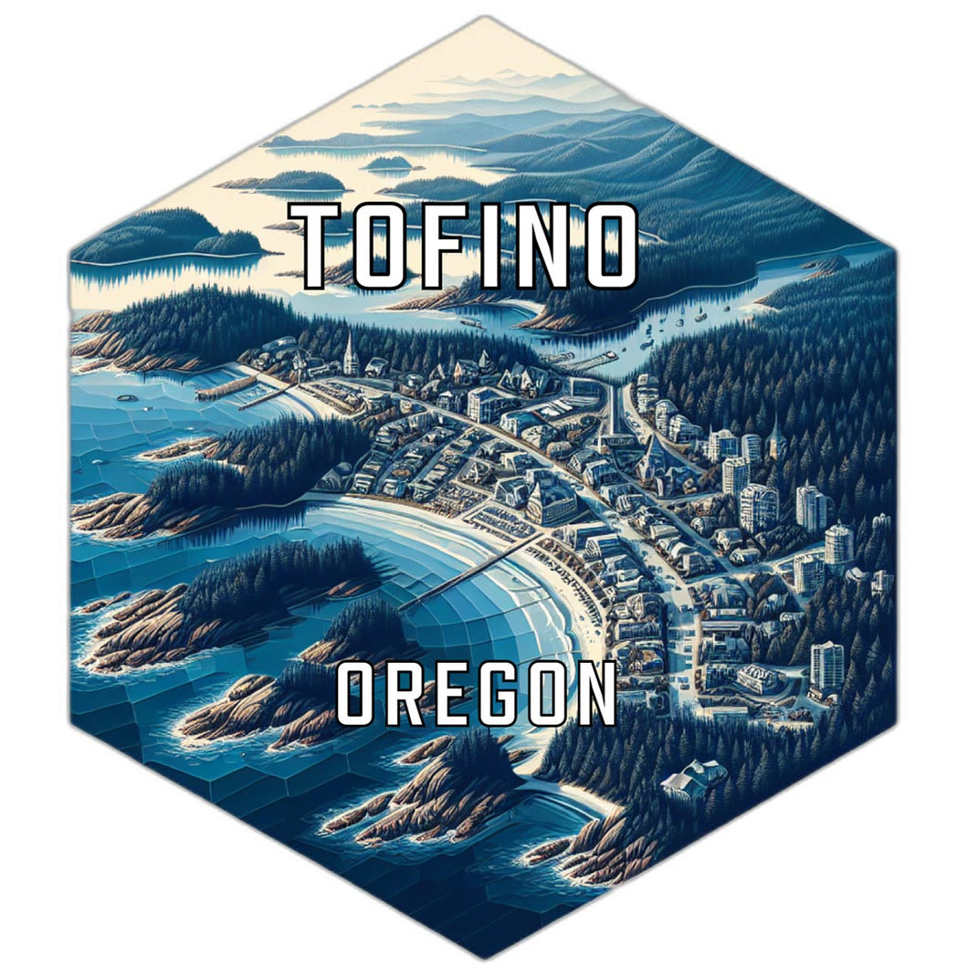 Tofino Oregon Travel Destination Souvenir Vinyl Decal Sticker 2-Inch