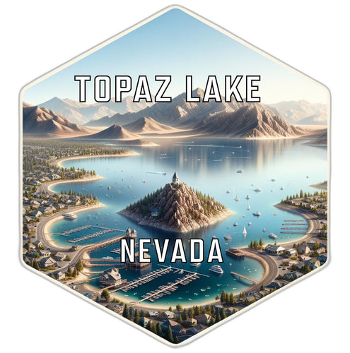 Topaz Lake Nevada Travel Destination Souvenir Vinyl Decal Sticker 2-Inch