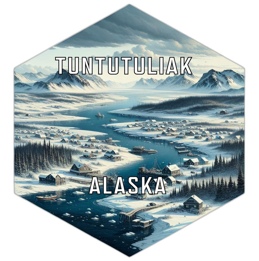Tuntutuliak Alaska Travel Destination Souvenir Vinyl Decal Sticker 2-Inch