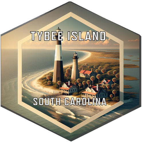 Tybee Island South Carolina Travel Destination Souvenir Vinyl Decal Sticker 2-Inch