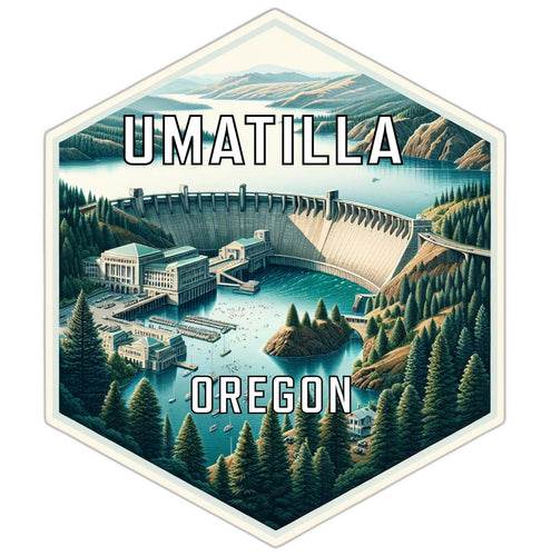 Umatilla Oregon Travel Destination Souvenir Vinyl Decal Sticker 6-Inch