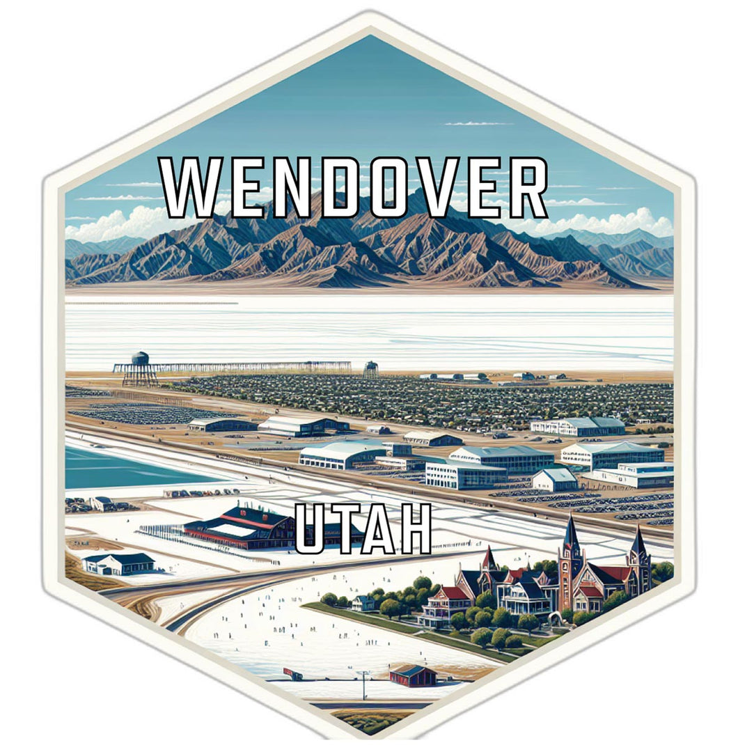 Wendover Utah Travel Destination Souvenir Vinyl Decal Sticker 2-Inch