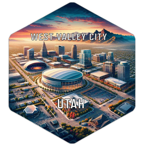 West Valley City Utah Travel Destination Souvenir Vinyl Decal Sticker 2-Inch
