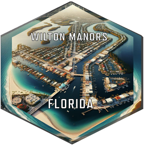 Wilton Manors Florida Travel Destination Souvenir Vinyl Decal Sticker 2-Inch