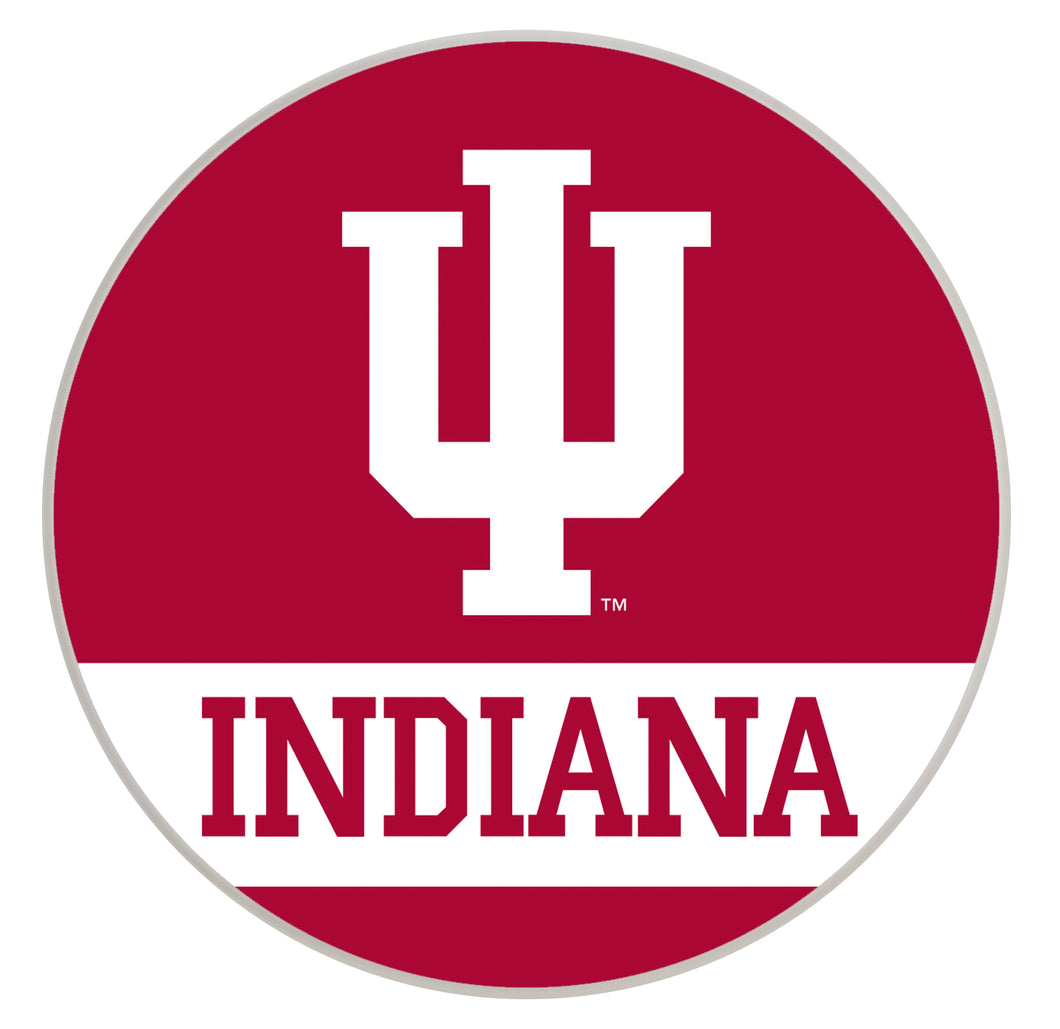 Indiana Hoosiers Officially Licensed Paper Coasters (4-Pack) - Vibrant, Furniture-Safe Design
