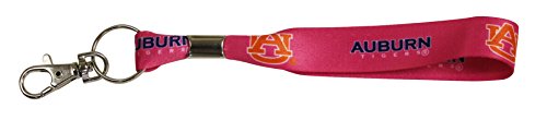 Auburn Pink Cloth Keychain-Auburn Lanyard Pink Keychain