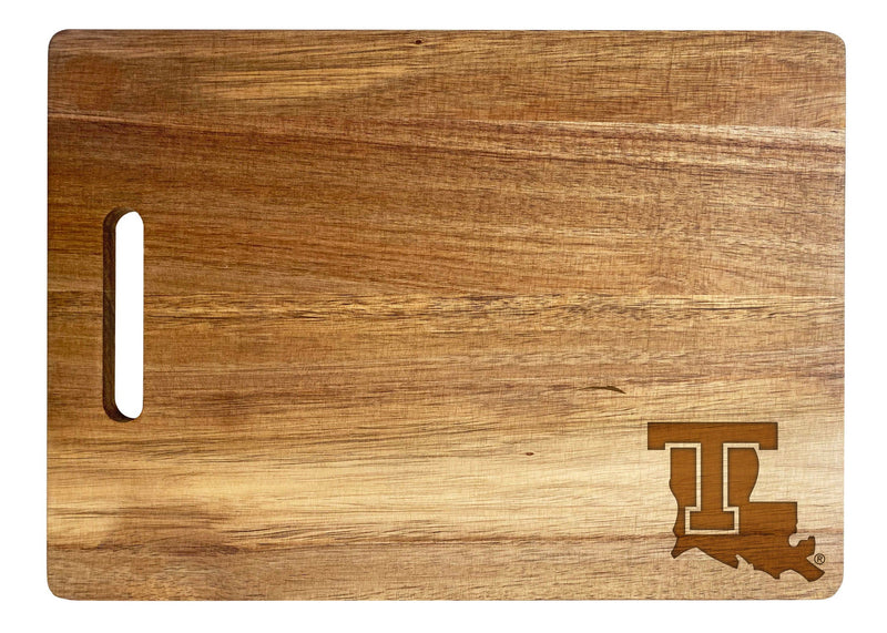 Louisiana Tech Bulldogs Classic Acacia Wood Cutting Board - Small Corner Logo