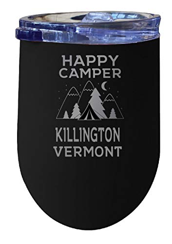 Killington Vermont Souvenir 12 oz Laser Etched Insulated Wine Stainless Steel Tumbler