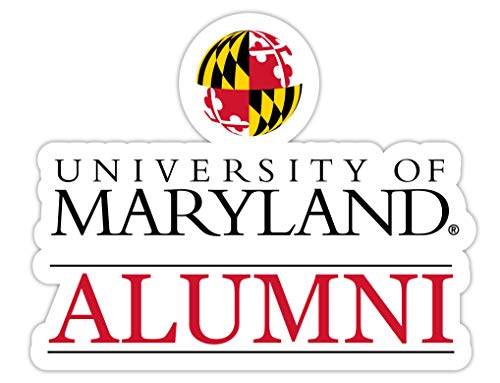 Maryland Terrapins 4-Inch Alumni 4-Pack NCAA Vinyl Sticker - Durable School Spirit Decal