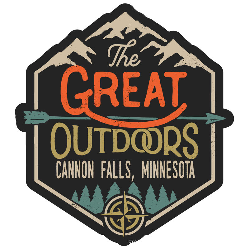 Cannon Falls Minnesota Souvenir Decorative Stickers (Choose theme and size)