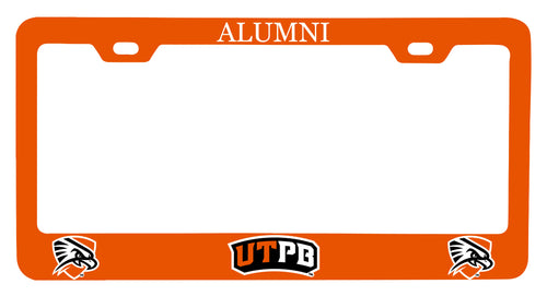 NCAA University of Texas of the Permian Basin Alumni License Plate Frame - Colorful Heavy Gauge Metal, Officially Licensed