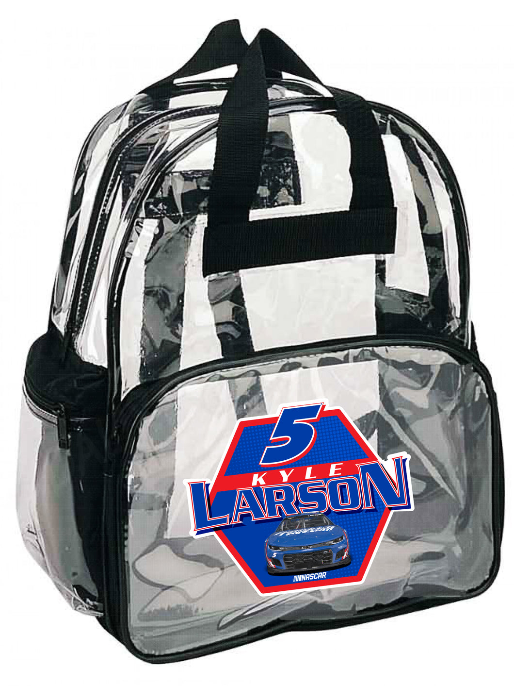 #5 Kyle Larson Officially Licensed Clear Backpack