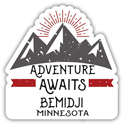 Bemidji Minnesota Souvenir Decorative Stickers (Choose theme and size)