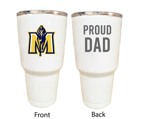 Murray State University Proud Dad 24 oz Insulated Stainless Steel Tumbler White