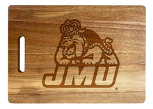 Load image into Gallery viewer, James Madison Dukes Classic Acacia Wood Cutting Board - Small Corner Logo
