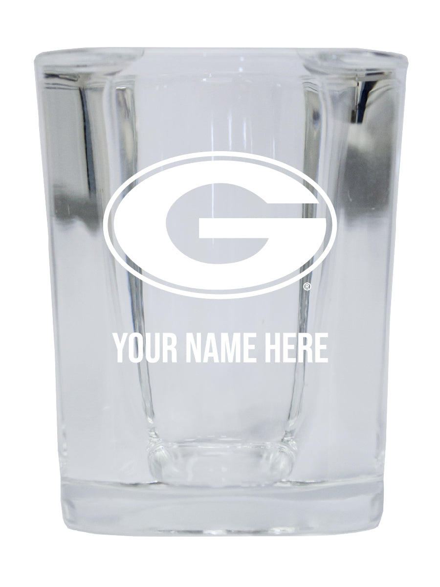 NCAA Grambling State Tigers Personalized 2oz Stemless Shot Glass - Custom Laser Etched 4-Pack