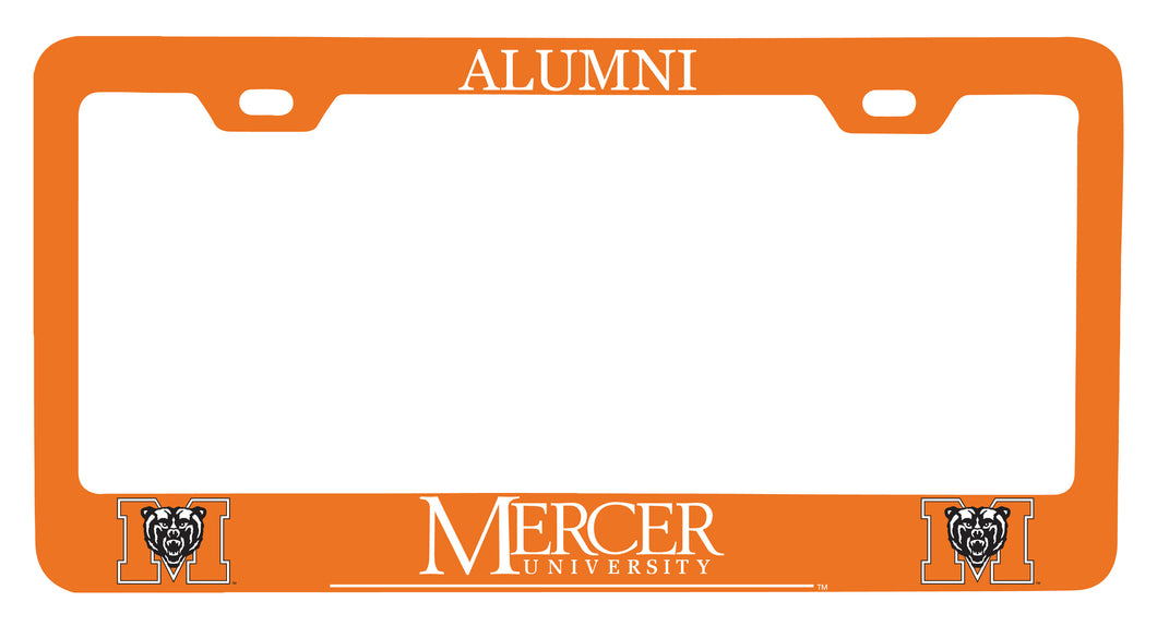 NCAA Mercer University Alumni License Plate Frame - Colorful Heavy Gauge Metal, Officially Licensed