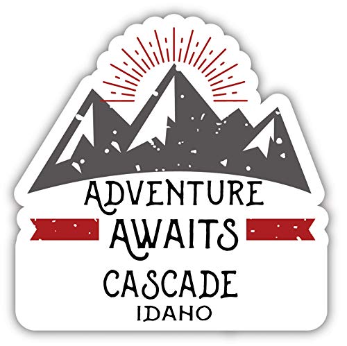 Cascade Idaho Souvenir Decorative Stickers (Choose theme and size)