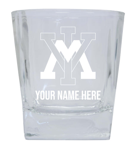 VMI Keydets 2-Pack Personalized NCAA Spirit Elegance 10oz Etched Glass Tumbler