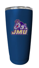 Load image into Gallery viewer, James Madison Dukes NCAA Insulated Tumbler - 16oz Stainless Steel Travel Mug Choose Your Color
