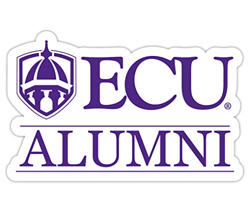 East Carolina Pirates 4-Inch Alumni 4-Pack NCAA Vinyl Sticker - Durable School Spirit Decal