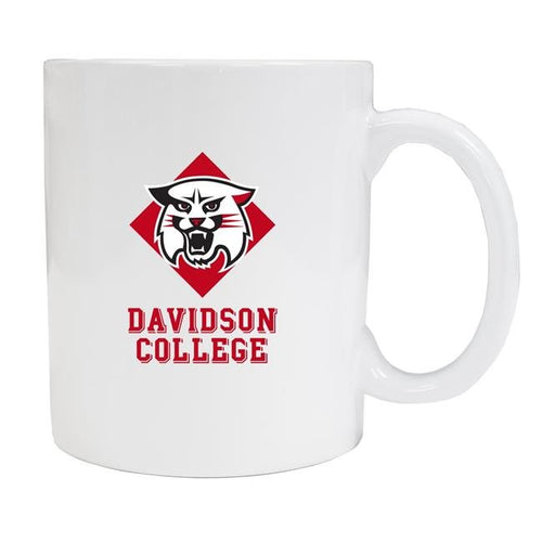 Davidson College White Ceramic NCAA Fan Mug 2-Pack (White)