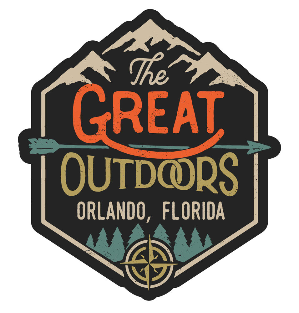 Orlando Florida Souvenir Decorative Stickers (Choose theme and size)