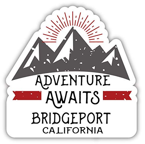 Bridgeport California Souvenir Decorative Stickers (Choose theme and size)