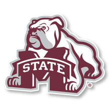 Load image into Gallery viewer, Mississippi State Bulldogs 4-Inch Mascot Logo NCAA Vinyl Decal Sticker for Fans, Students, and Alumni
