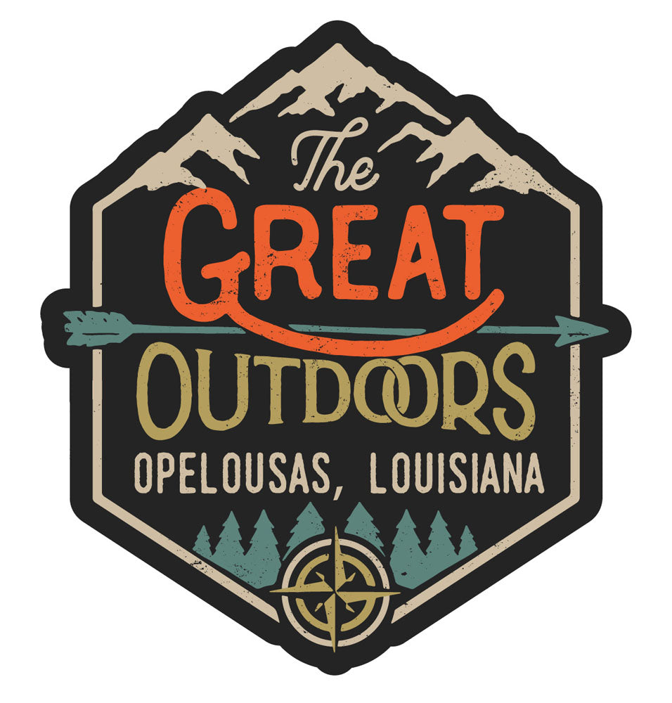 Opelousas Louisiana Souvenir Decorative Stickers (Choose theme and size)