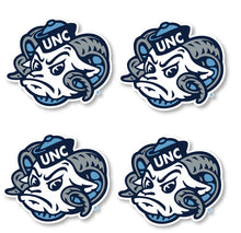 Load image into Gallery viewer, UNC Tar Heels 2-Inch Mascot Logo NCAA Vinyl Decal Sticker for Fans, Students, and Alumni
