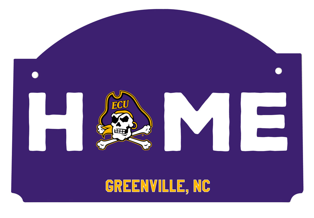 East Carolina Pirates Wood Sign with String