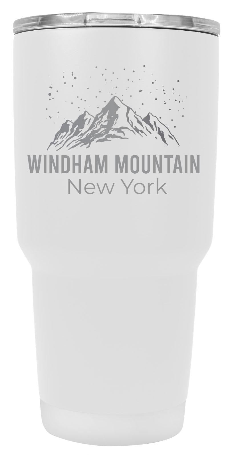Windham Mountain New York Ski Snowboard Winter Souvenir Laser Engraved 24 oz Insulated Stainless Steel Tumbler