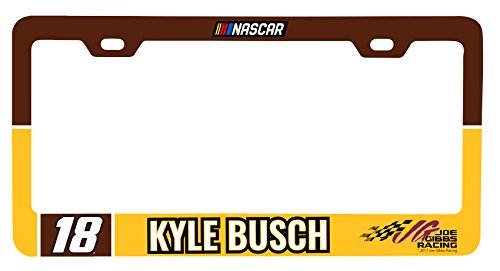Kyle Busch #18 Nascar License Plate Frame