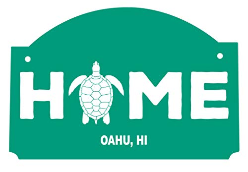 R and R Imports Oahu Hawaii Souvenir Wood Sign with String