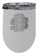 Load image into Gallery viewer, South Dakota State Jackrabbits 12 oz Etched Insulated Wine Stainless Steel Tumbler - Choose Your Color
