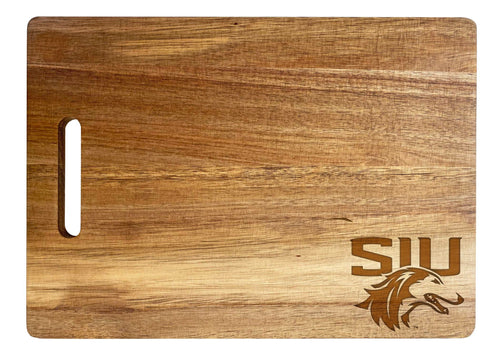 Southern Illinois Salukis Classic Acacia Wood Cutting Board - Small Corner Logo