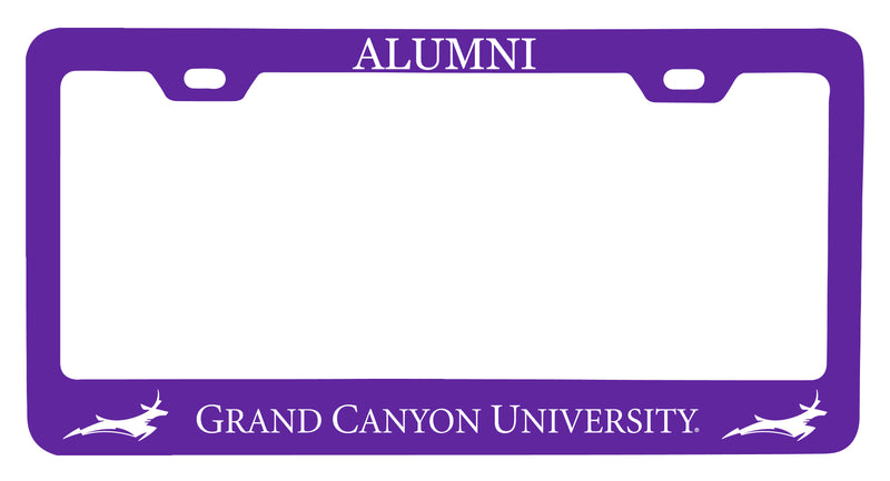 NCAA Grand Canyon University Lopes Alumni License Plate Frame - Colorful Heavy Gauge Metal, Officially Licensed