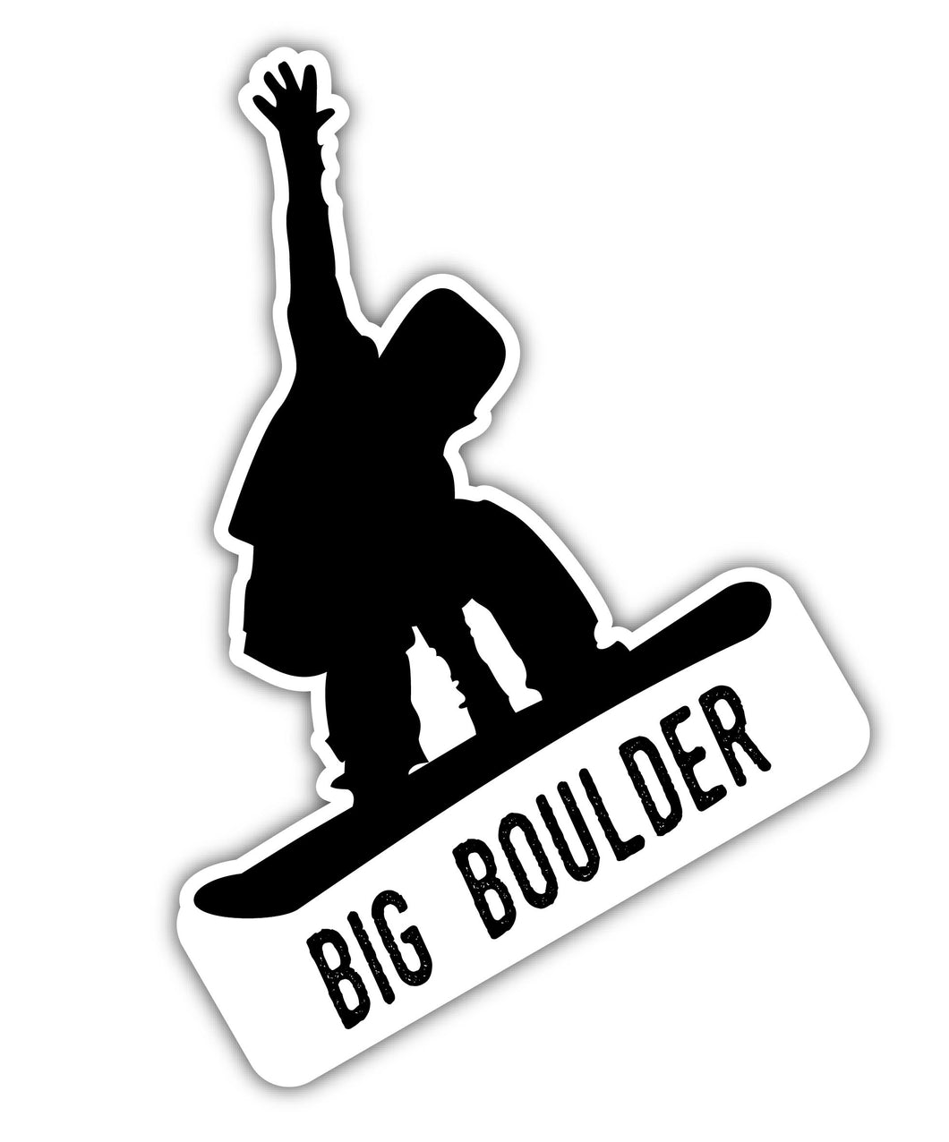 Big Boulder Pennsylvania Ski Adventures Souvenir Approximately 5 x 2.5-Inch Vinyl Decal Sticker Goggle Design
