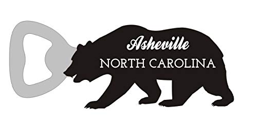 Asheville North Carolina Camping Souvenir Bear Bottle Opener